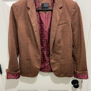 Brown The Limited blazer, size S, great fit.